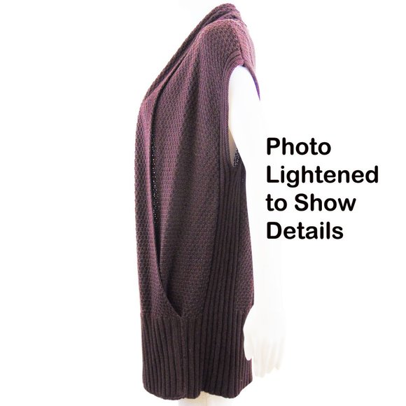 Jockey Person to Person Brown Open Cardigan (NEW) - Picture 3 of 5